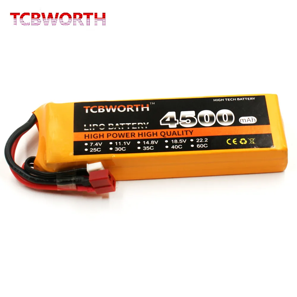 3S RC Дрон LiPo батарея 11 1 В 4500 мАч 40C Burst 80C батареи для радиоуправляемого самолета