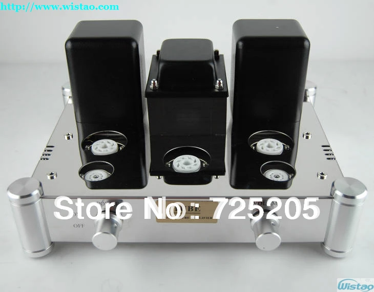 Усилитель трубки класса А HIFI одинарный 6N2J усилитель мощности EL34 5Z4PJ зеркальная