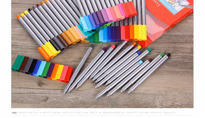 Faber Castell 12/18/30 цветов чешское стекло может быть собран воды с цветным рисунком пера дизайн ручной росписью крюк mark ручка