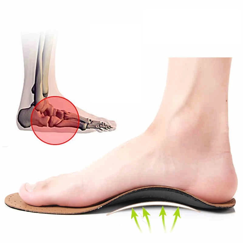 Ортопедические стельки из овчины высокого качества с супинатором для