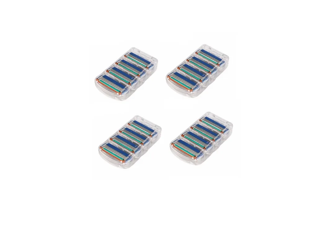 Aosend 16PCS/a lot Mens 5 Blade Razor Sharp&ampSafety Compatible With Fushion Blades | Красота и здоровье