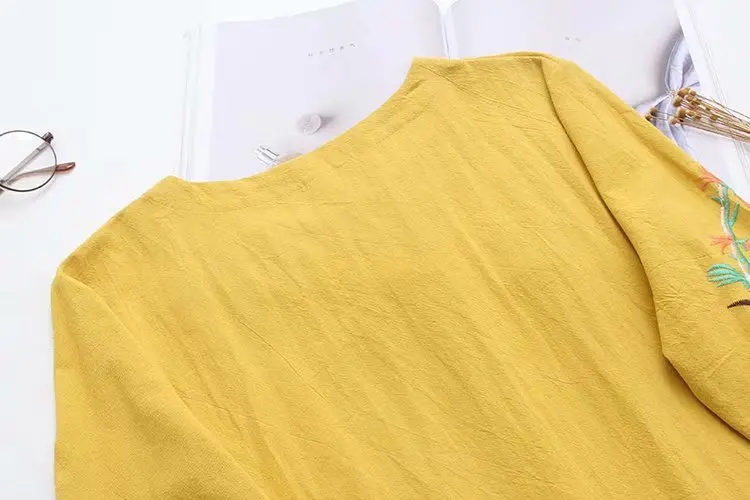 Большие размеры 4XL женская футболка с вышивкой и длинным рукавом футболка с круглым вырезом Женские топы весенняя и осенняя Футболка женская
