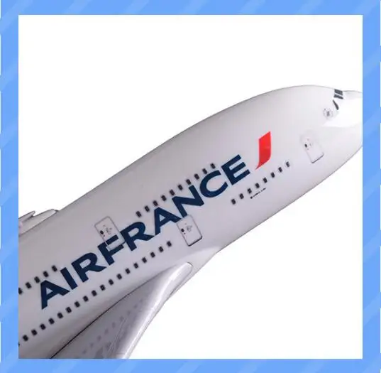 45 см Смола Сингапур Аэробус модель A380 самолета воздуха Франция французский