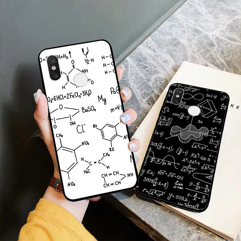 YIMAOC chemistry scribbles on white Soft Case for Redmi Note 4 4A 4X 5 Plus 5A Prime 6 Pro 6A 7 S2 Go |