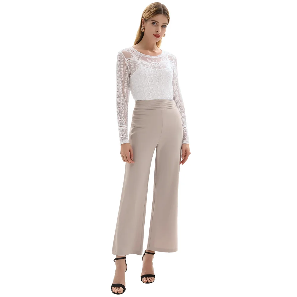 Casual Blouse Shirt Party Womens Tops Clubwear Office Lace Long sleeve Crew neck Mesh sheer See through New 2019 |