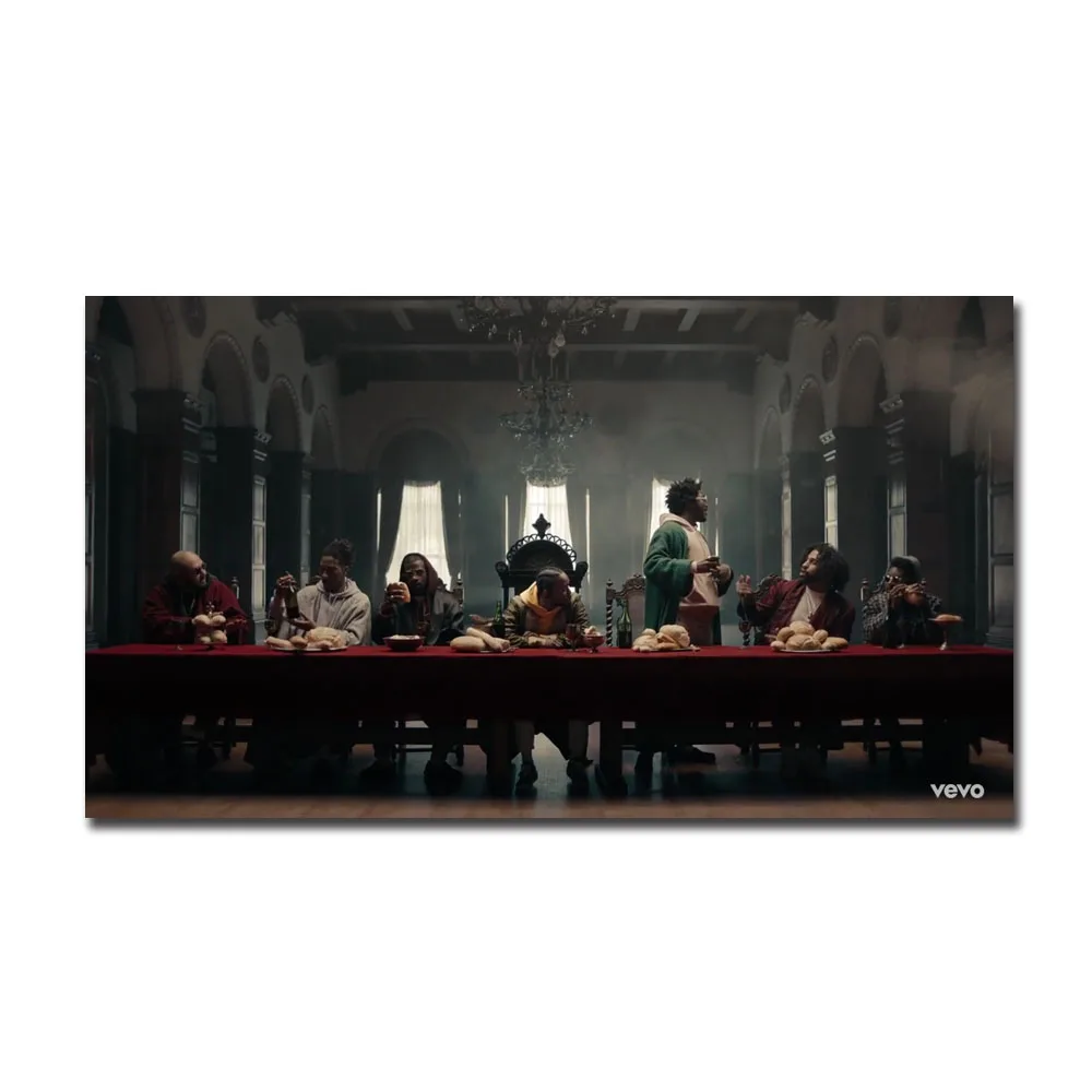 

The Last Supper Modern Art Wall Art Paint Wall Decor Canvas Prints Canvas Art Poster Oil Paintings No Frame