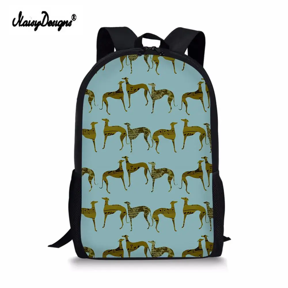 Kawaii Greyhound детские школьные ранцы для подростков мальчиков девочек женщин Высокий