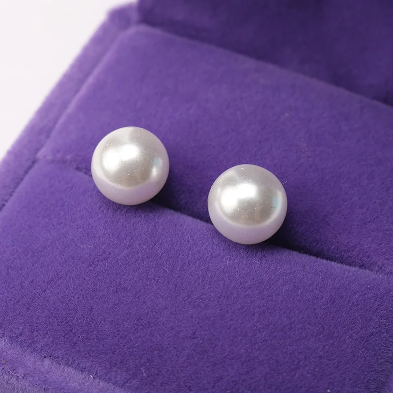 Новая модная Шпилька серьги для женщин имитация жемчуга белый шар Женские