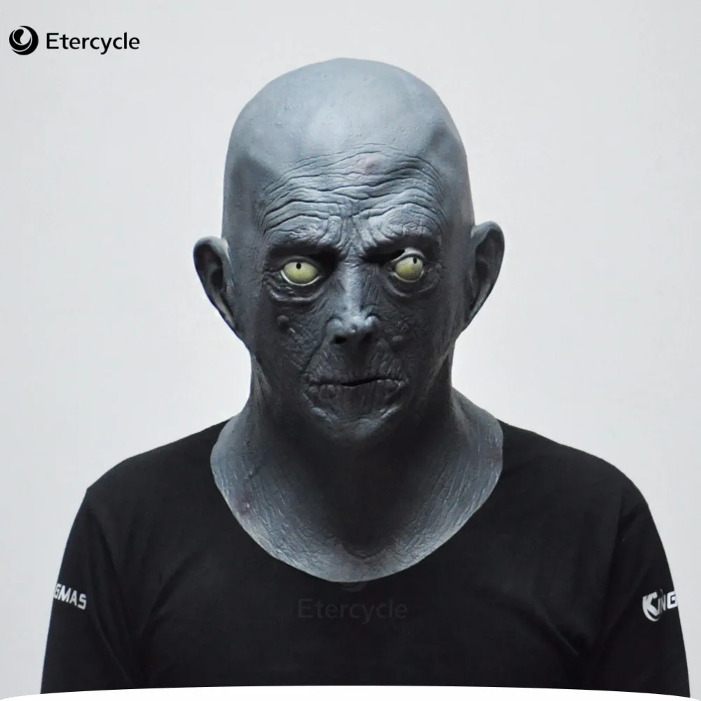 Маскарадная маска на Хэллоуин латексные маски страшный старый человек для