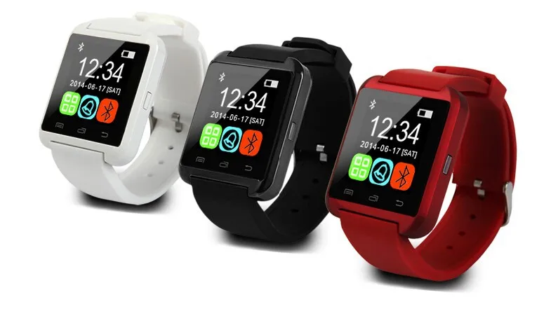 Умные часы с Bluetooth u8 Smartwatch u80 со слотом для карт TF/SIM смартфонов на Android и IPhone детей