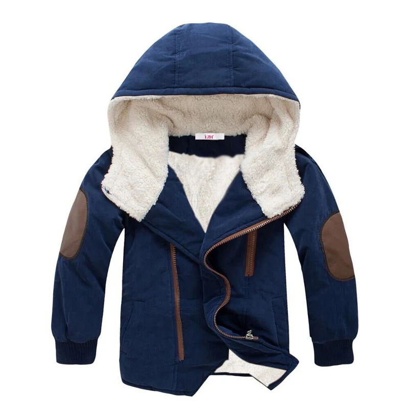 Navy blue Куртка для мальчика,куртка детская года, осенне-зимняя куртки для мальчиков куртка детская теплая верхняя одежда с капюшоном, пальто для мальчика кофта куртка на мальчика 3 4 5 6 7 8 9 10 11 12 лет детская куртка - Цвет: Navy blue