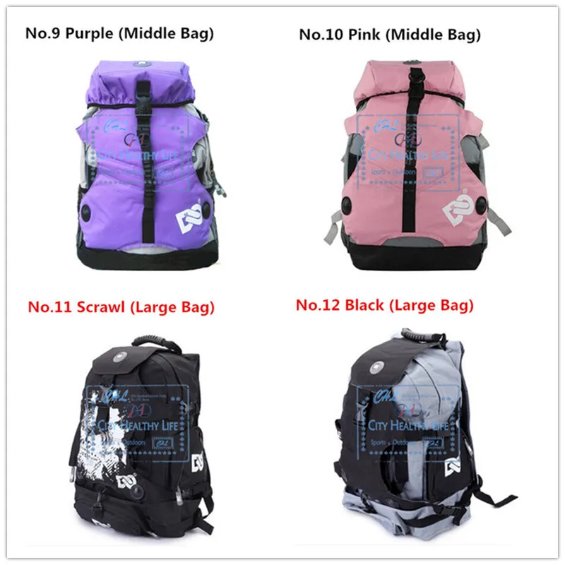 DC рюкзак для роликовых коньков большие сумки среднего размера с красочным