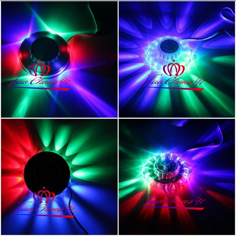 90V-240V AC Sunflower LED Light Wall Hall RGB 48 LEDs Cafe Party Bar | Лампы и освещение