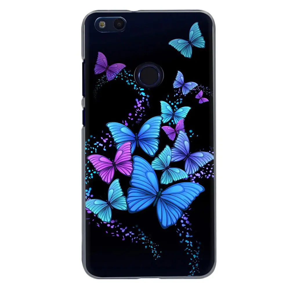 Красивый жесткий чехол с бабочкой для телефона huawei Honor 20 Play 6 7 8 A C Pro 7C 5.99in 7 9 10 X Lite - Цвет: H6
