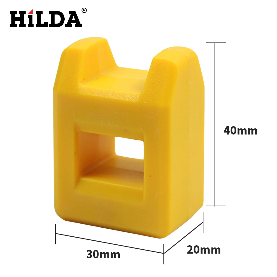 HILDA 1 шт. мини 2 в магнетизатор размагничивающий инструмент желтая отвертка