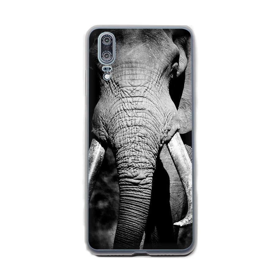 Чехол Desxz для P Smart P8 P9 P20 P10 Pro Lite Plus MINI жесткий чехол Elephant2 | Мобильные телефоны и