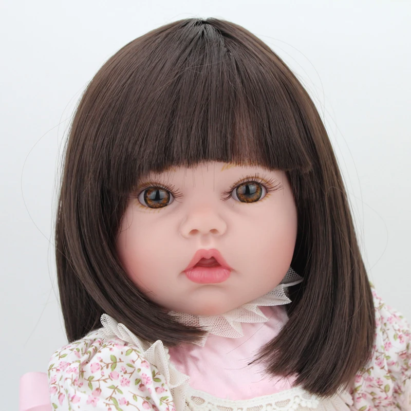 Силиконовая виниловая кукла для новорожденных 55 см | Игрушки и хобби