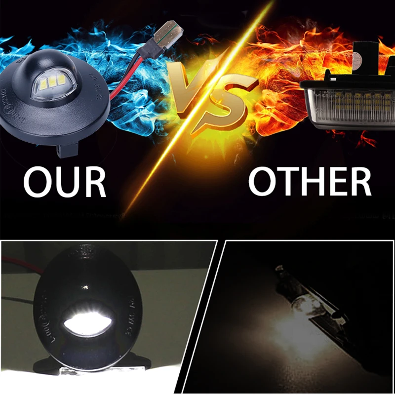 Светодиодный фонарь номерного знака для Ford F150 Ranger Raptor Explorer Expedition Bronco Excursion DRL