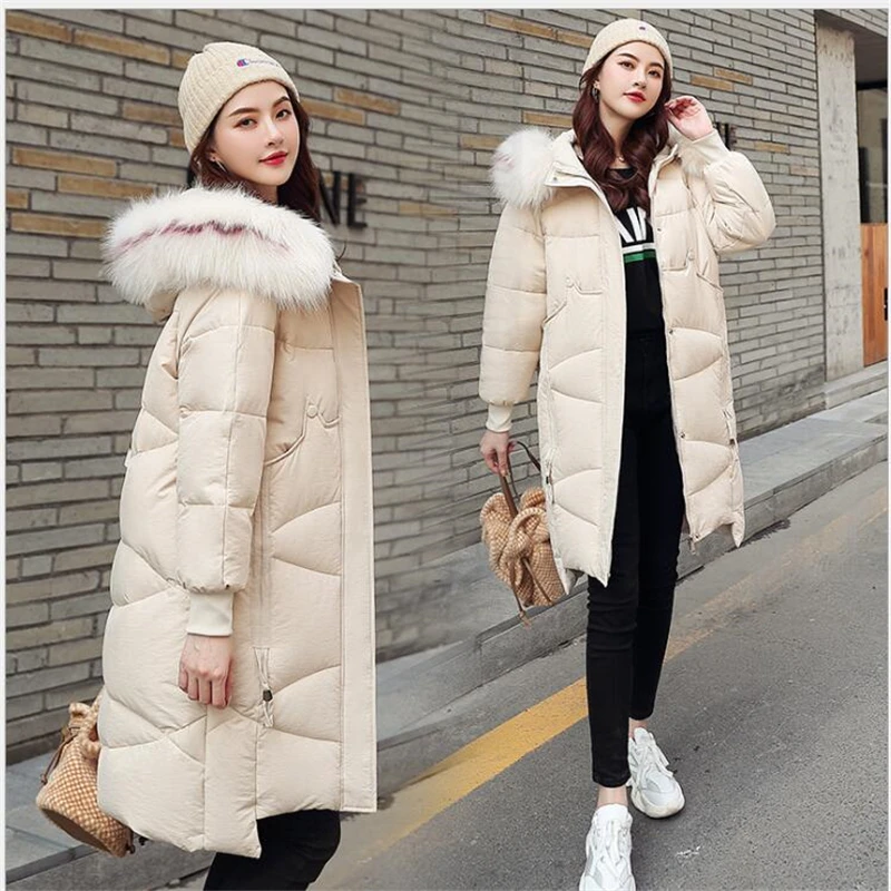 

Fashion winter jacket women 2019 long winter Coat women black plus size 3XL women Parka casaco feminino jaqueta feminina 215