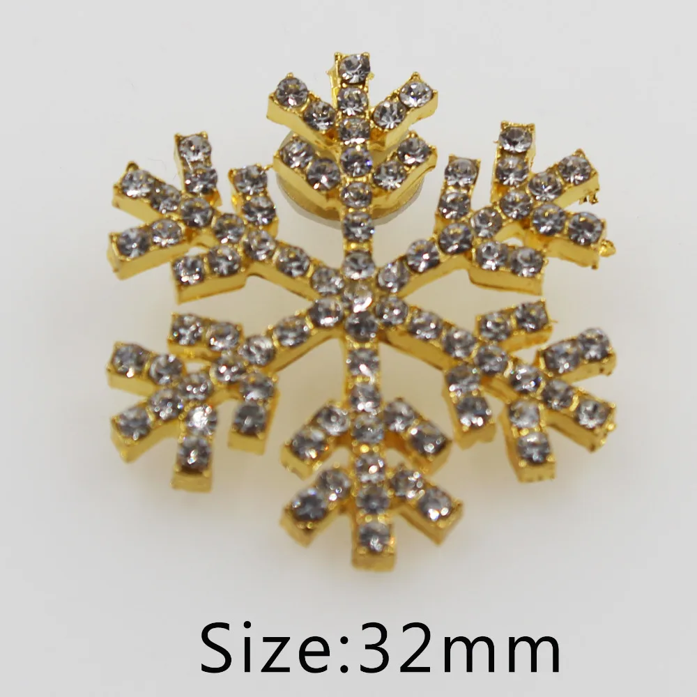 10 шт. золотые пуговицы в виде снежинок|white pearl button|rhinestone buttonssewing buttons |