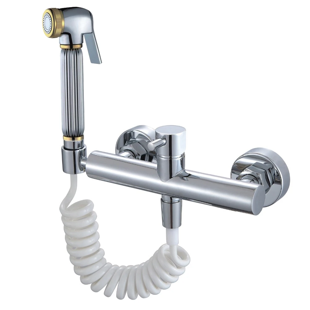 

Набор распылителей для душа Shattaf Jet Douche kit & Hose & Wall Holder BD789
