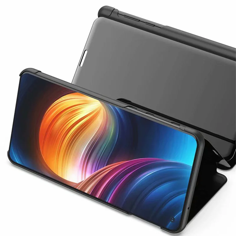 Умный зеркальный флип чехол для Samsung Galaxy S10 Plus S10E S 10 plus A7 A9 A6 A8 2018 J4 J6 подставка