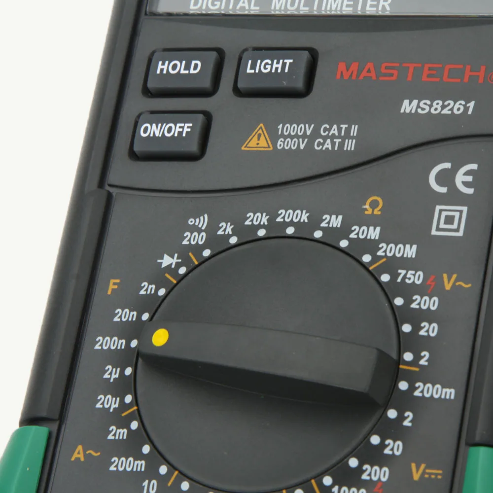 MASTECH MS8261 цифровой мультиметр AC/DC V/A Тестер Сопротивления|digital multimeter|tester metermastech ms8261