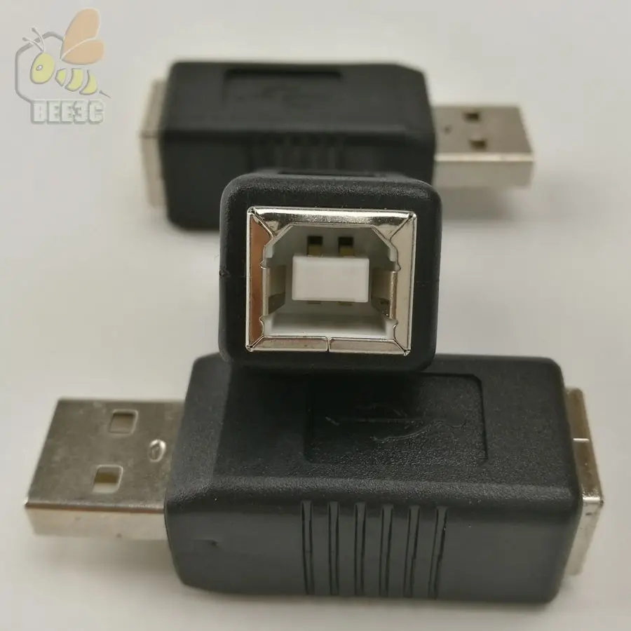 USB 2 0 type-A-type-B разъем типа A-type B Расширенный принтер черный адаптер для печати 4