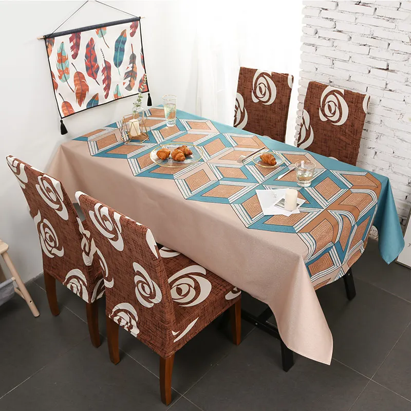 Спандекс чехлы для стульев oilскатерти стул обеденный Slipcover housse de chaise на кухонные