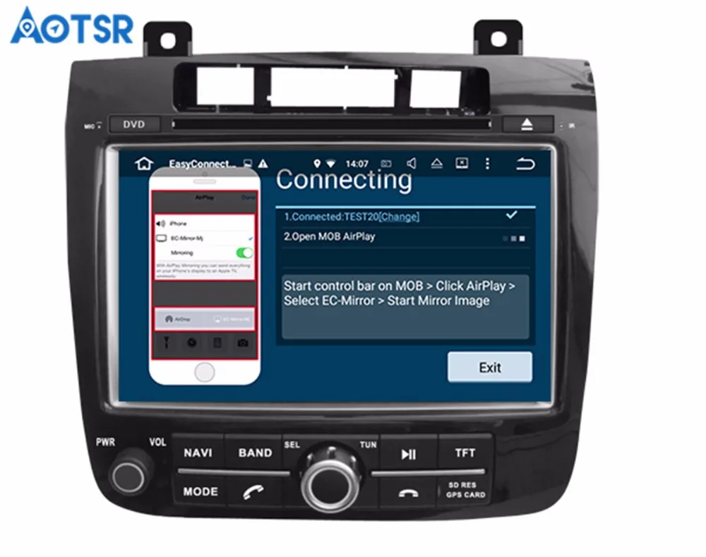 8 дюймовый HD 1024*600 Android 7 1 0 Автомобильный GPS навигатор мультимедийный для VW Volkswagen
