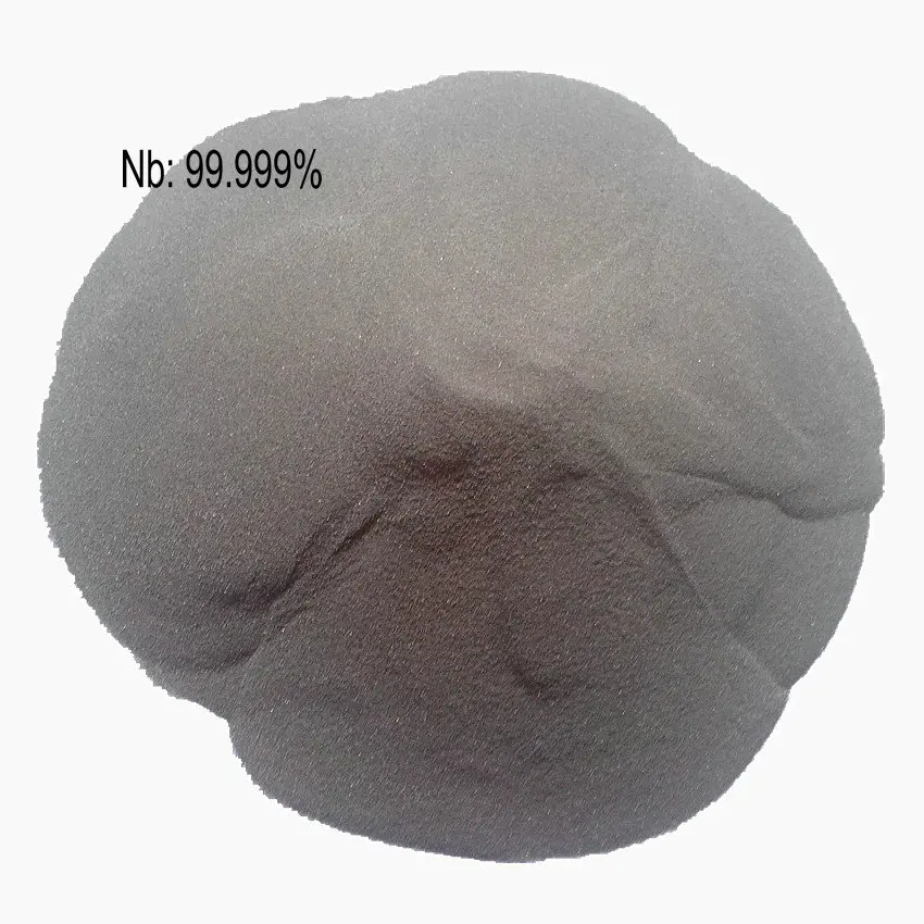 Niobium порошок Nb 5N высокой чистоты 99.999% для исследования и разработки металлический