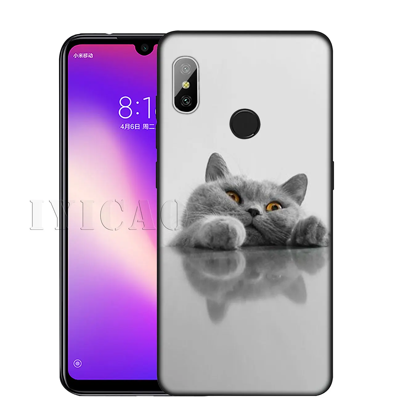 Мягкий силиконовый чехол IYICAO для Xiaomi Redmi K30 K20 8A 7A 6A 5A S2 GO Note 8 8T 7 5 6 Pro |