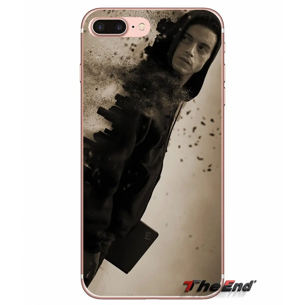 Чехол из ТПУ для iPhone X 4 4S 5 5S 5C SE 6 6S 7 8 Plus Samsung Galaxy J1 J3 J5 J7 A3 A5 2016 2017 Fsociety Mr Robot Elliot Alderson|tpu