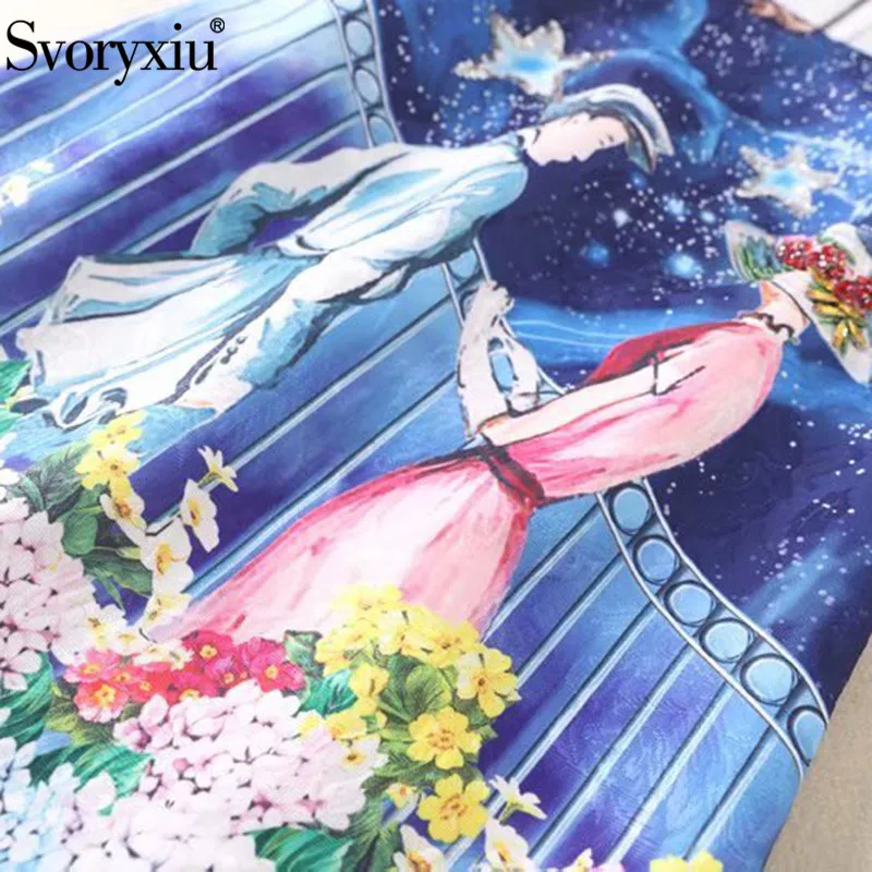 Svoryxiu 2019 новой взлетно-посадочной полосы Летняя линия Танк короткое платье Для