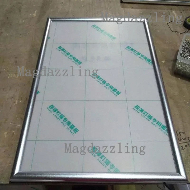 A1 супертонкая алюминиевая рама ресторанного освещенного светодиодными табличками меню изогнутые молниеносные знаки фастфуда (5 шт./лот) on.