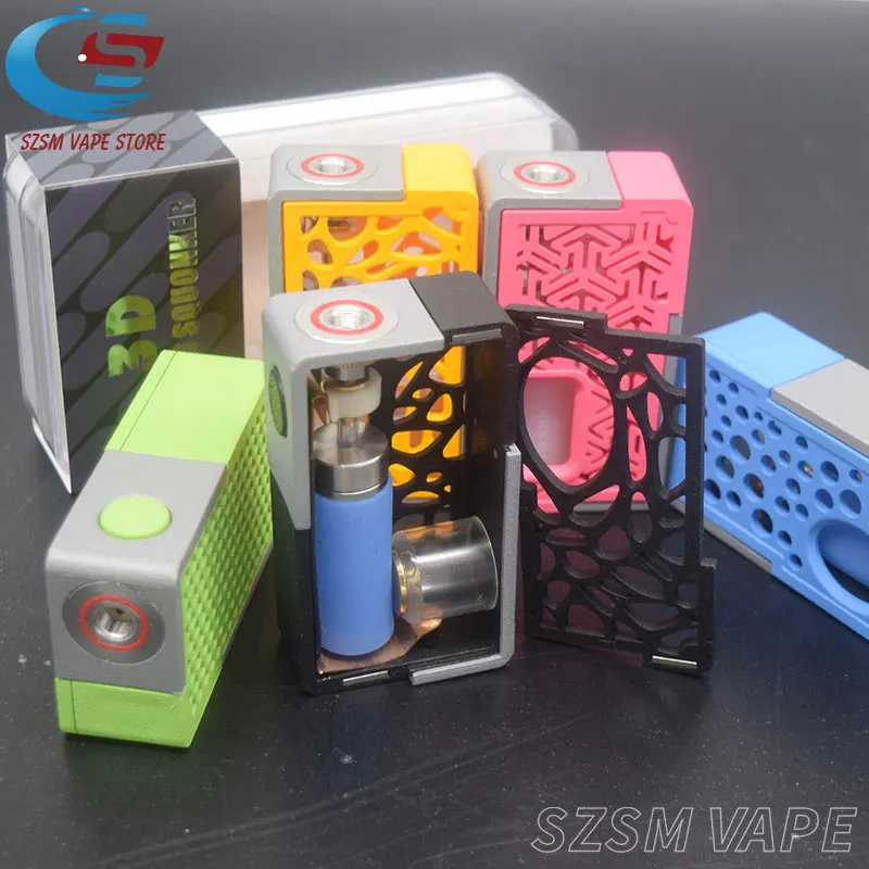Боксмод Fogger XBOX Mechanical Squonk с KALI V2 RDA kit 8 мл силиконовая бутылка аккумулятор 18650 20700