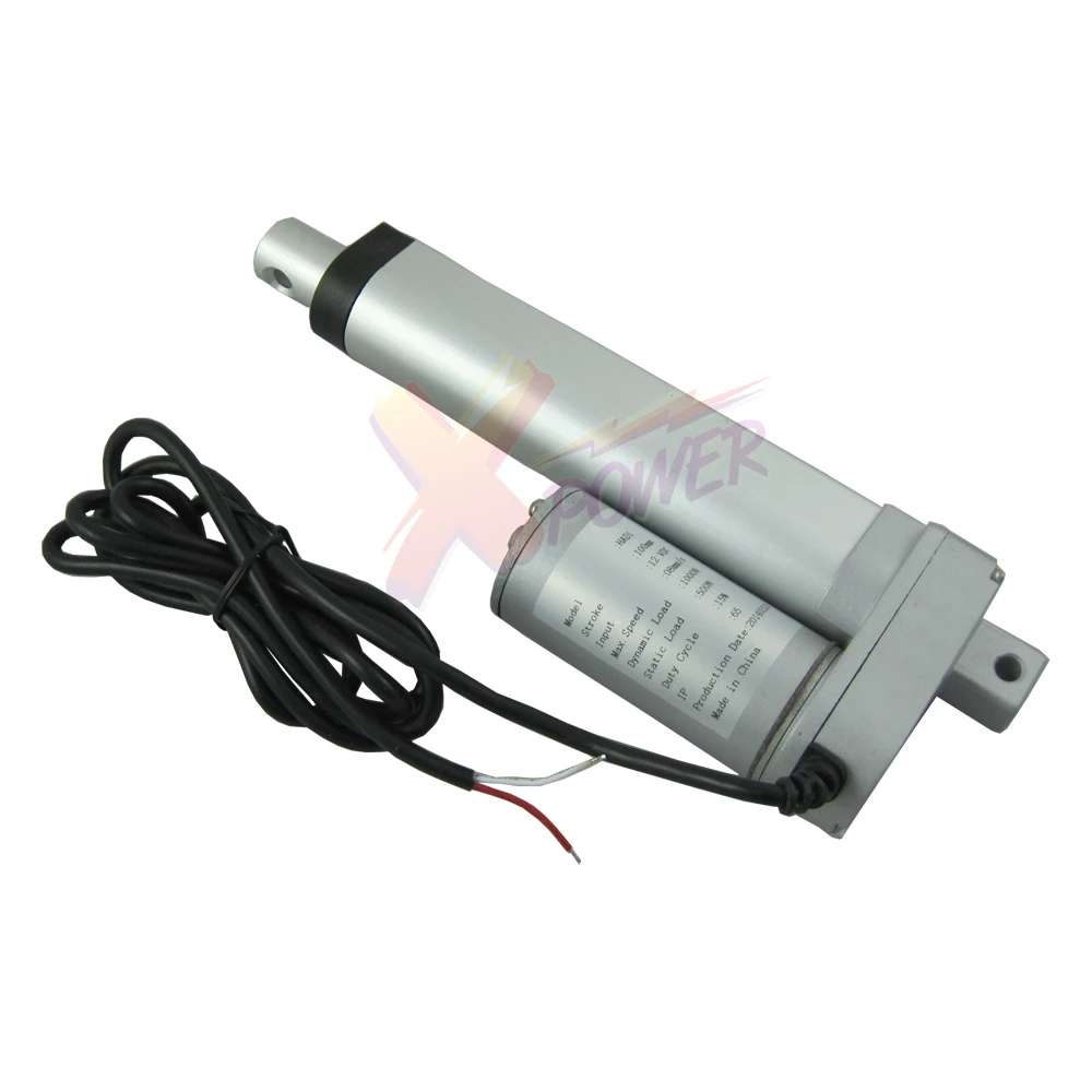 Xpower Новый сверхмощный линейный привод 4 &quotход 225 фунт Макс подъем 12/24 вольт