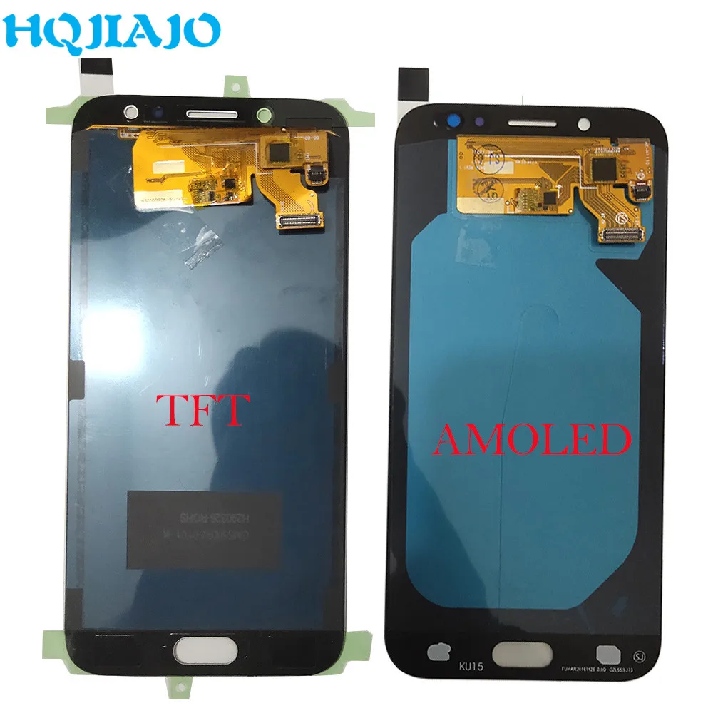 ЖК дисплей AMOLED для Samsung Galaxy J7 Pro 2017 с дигитайзером сенсорного экрана в сборе J730 J730F