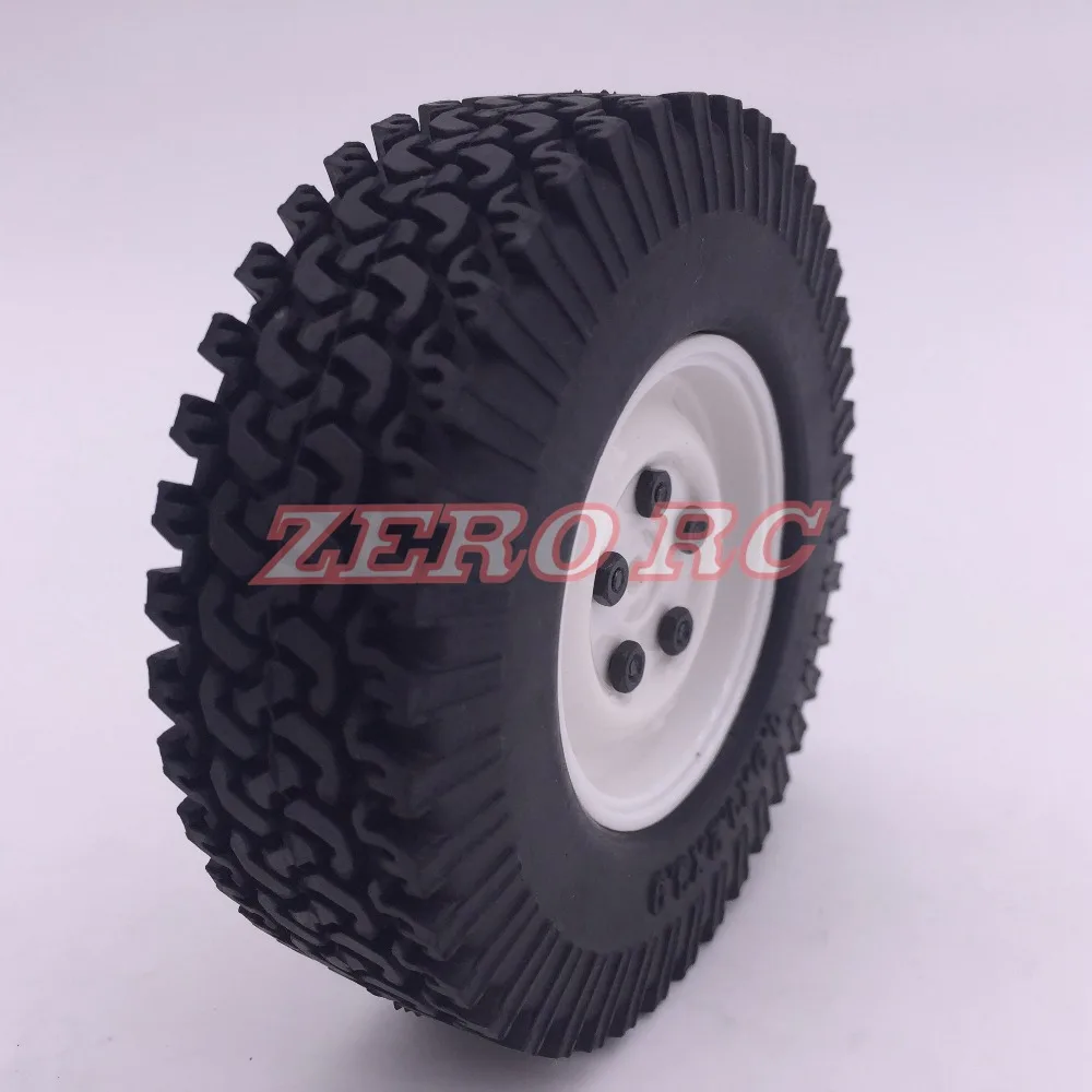 4 шт. RC Rock Crawler 1 9 &quot100 мм шина и пластиковое колесо для Tamiya RC4WD D90 D110 AXIAL SCX10 CC01 TF2|plastic