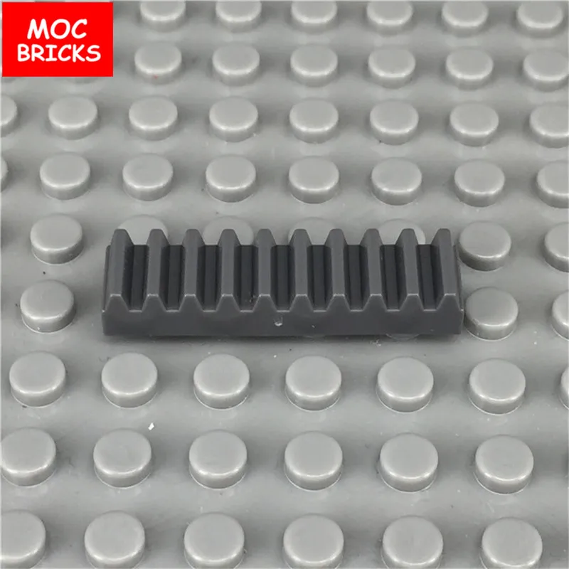 50 шт./лот MOC Bricks DIY Dolls темно серый Technic Gear Rack 1x4 fit с 3743 конструкторами игрушки для