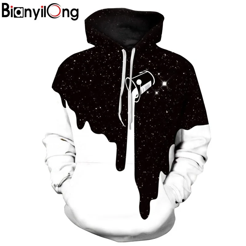 

2020 New Splash Paint Hoodies Men/Women Hooded Hoodies With Cap 3d Sweatshirt Print Paint Hoody Tracksuits Pullover Tops