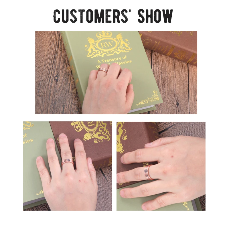 Vinterly Pure Copper Magnetic Rings for Women Vintage Wedding Engagement Womens Finger Adjustable Ring Minimalist Jewelry | Украшения и