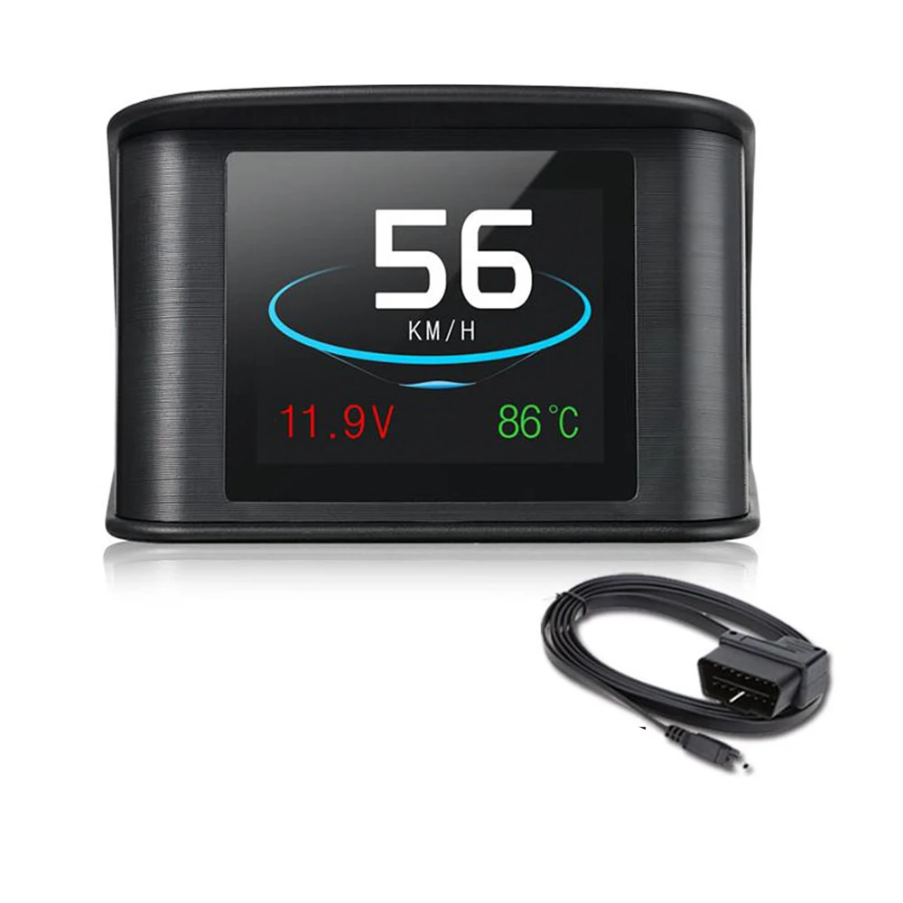 Смарт P10 головой вверх Дисплей автомобиля OBD2 читатель кода цифровой манометр