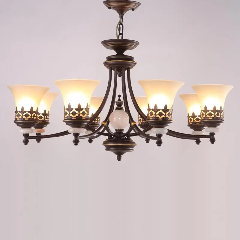 Американский Винтаж люстры для гостиной украшения дома Освещение E27