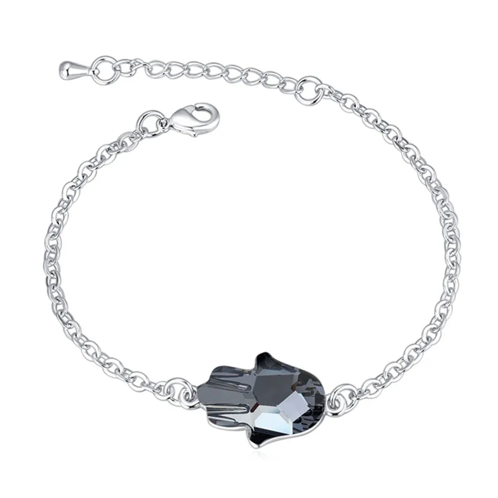 Новое поступление 2019 очаровательный ручной браслет Фатима с кристаллами Swarovski