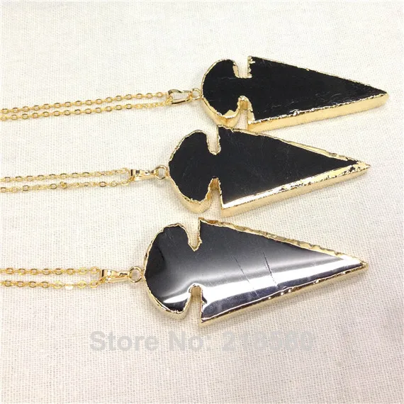 H QN128 ожерелье с подвеской в виде стрелок золотого цвета|necklace gold|pendant necklacegold necklace |