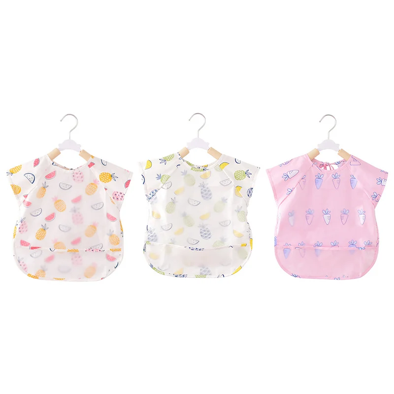 

Newborns Baby Bib Burp Clothes Set Feeding Eat Waterproof Bibs Art Apron