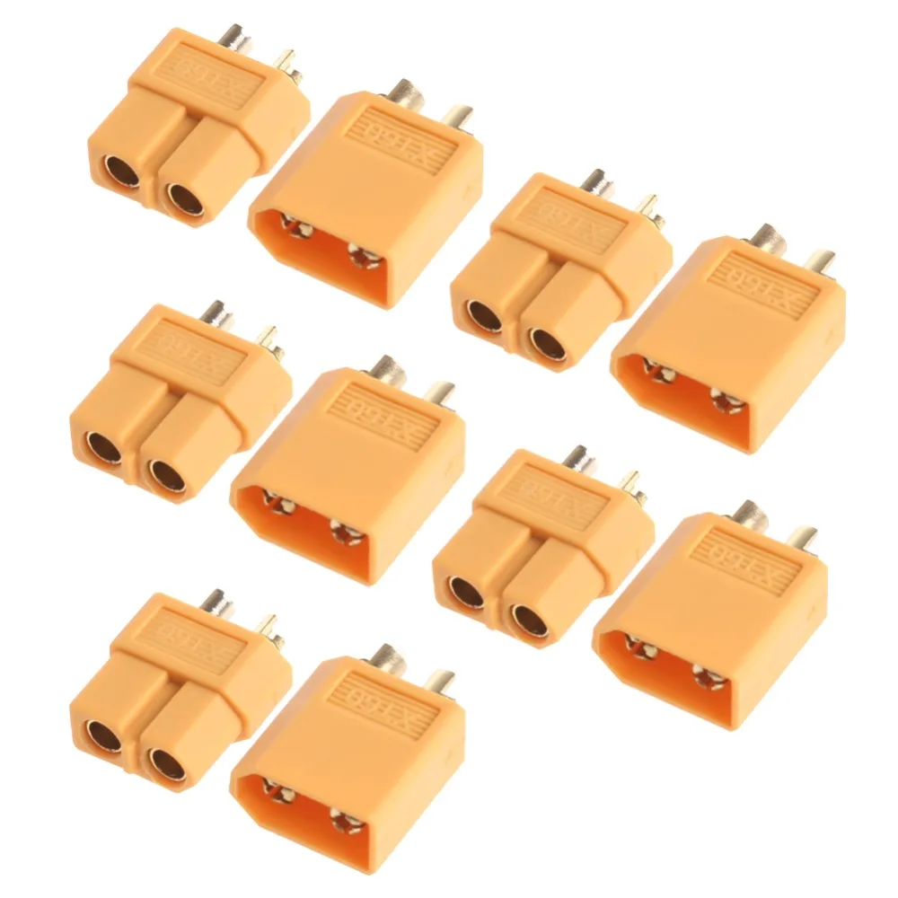 Новинка 5 пар разъемов типа Папа мама XT60 для батарей RC Lipo|xt60 male|bullet connectorplug xt60 |