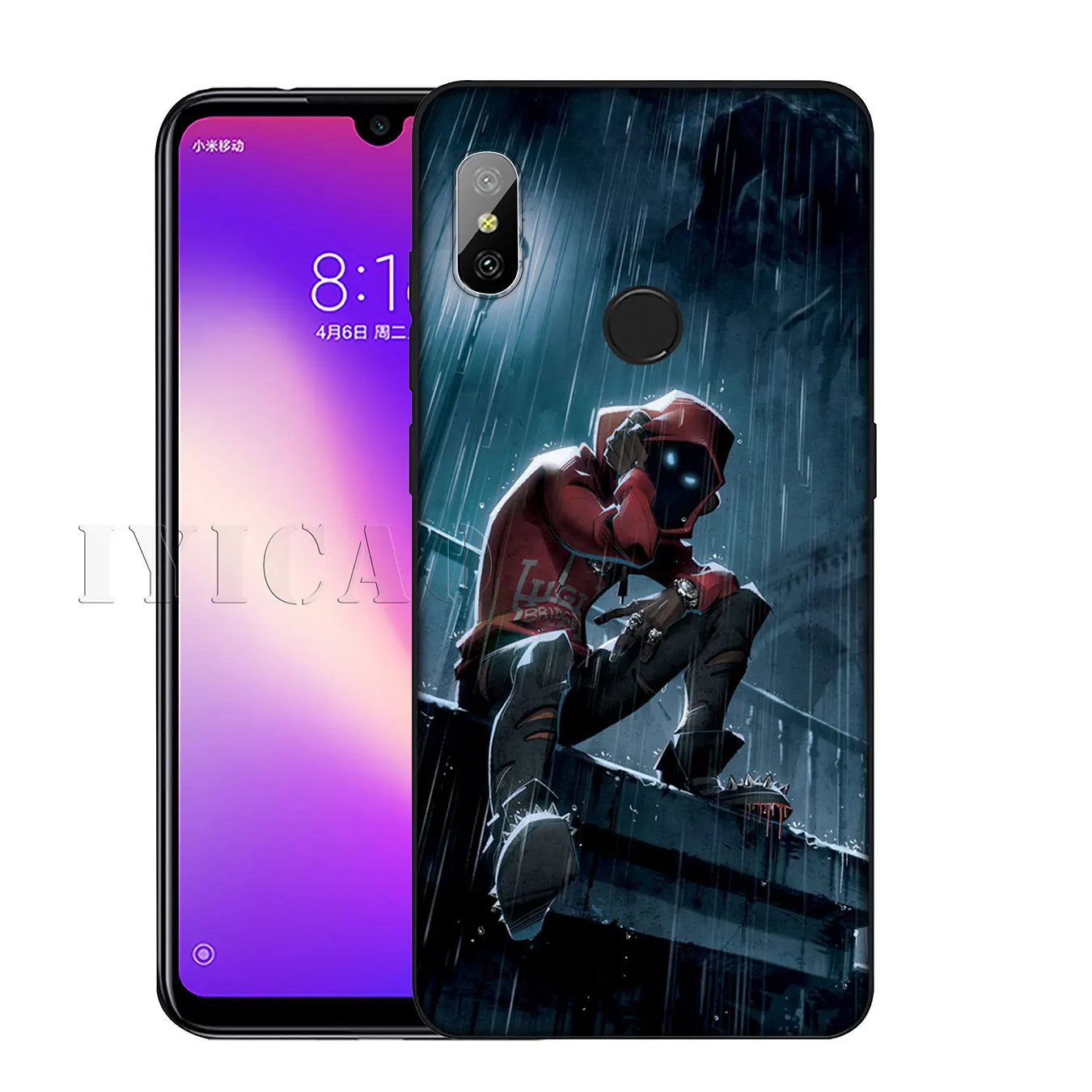 IYICAO A Boogie Wit da Мягкий силиконовый чехол с капюшоном для телефона Xiaomi Redmi K30 K20 8A 7A 6A 5A