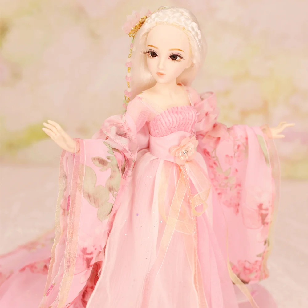 Кукла DBS 1/4 BJD молочная королева с названием весенние белые волосы механические